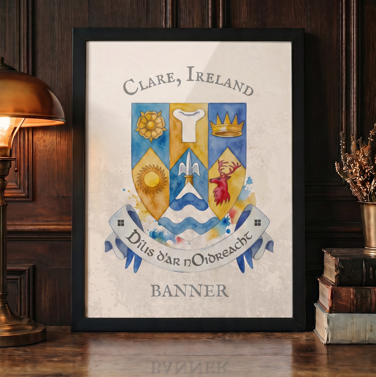 Heritage County Crest Prints