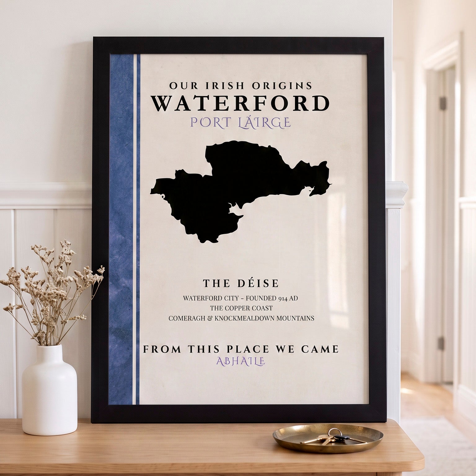 Waterford County Colors Print  (The Déise)