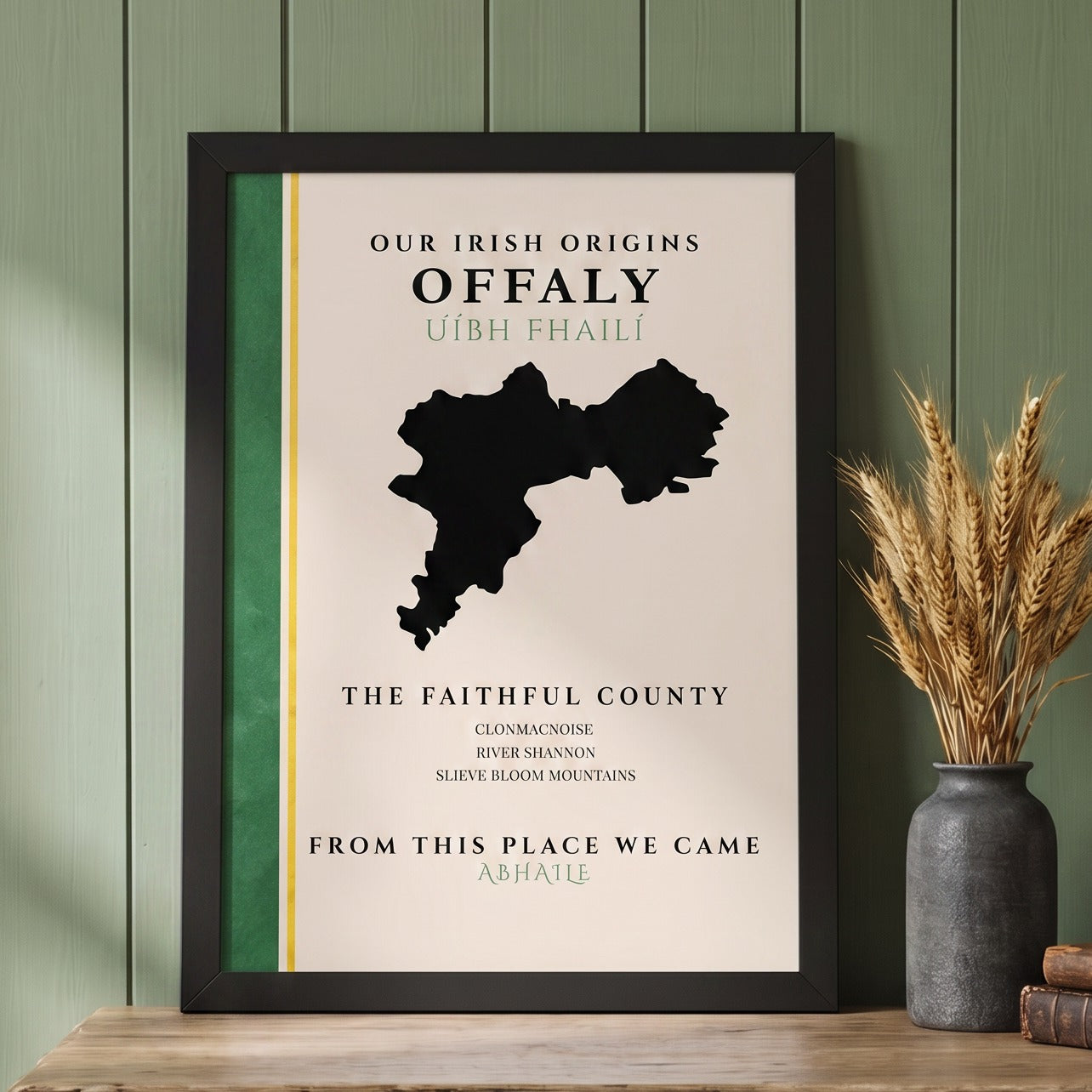 Offaly County Colors Print (The Faithful County)
