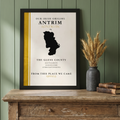 Antrim County Colors Print  -The Glens County