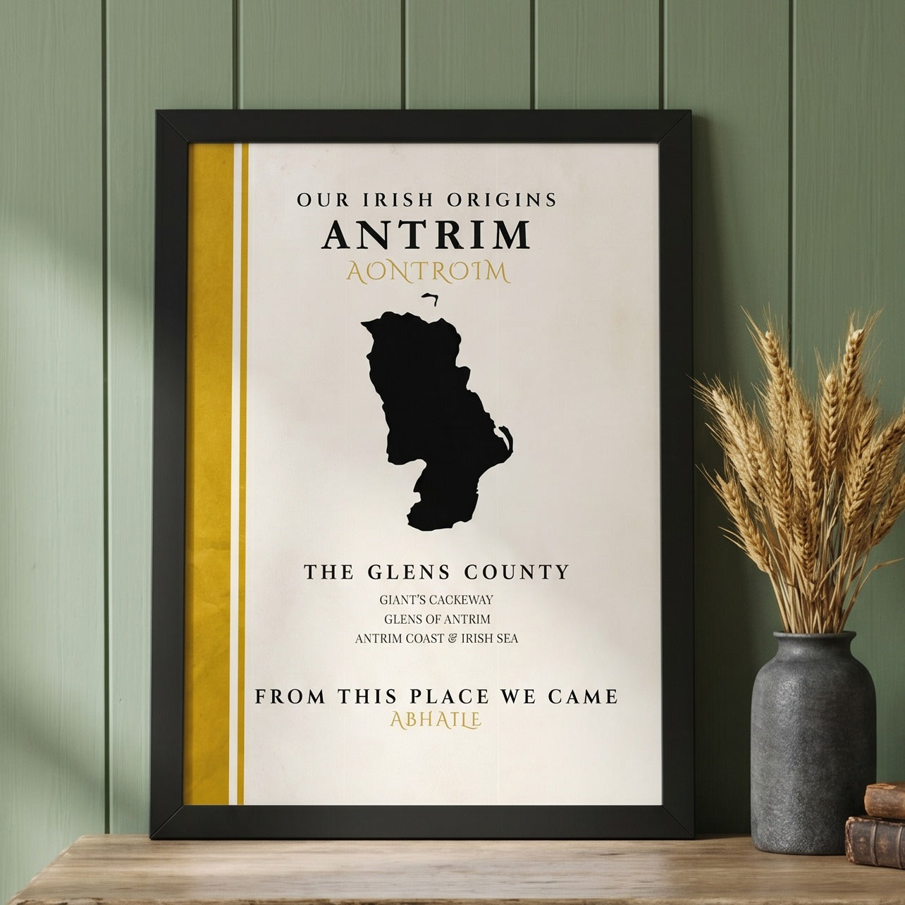 Antrim County Colors Print  -The Glens County