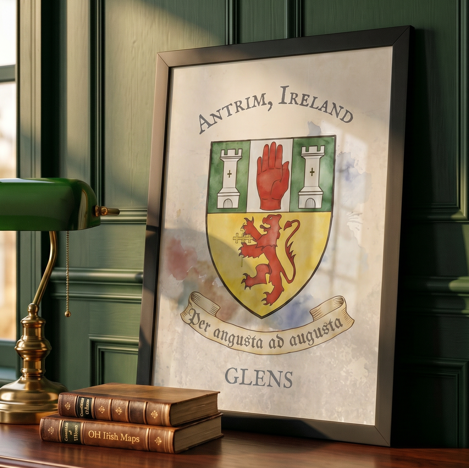 Antrim Ireland County Crest