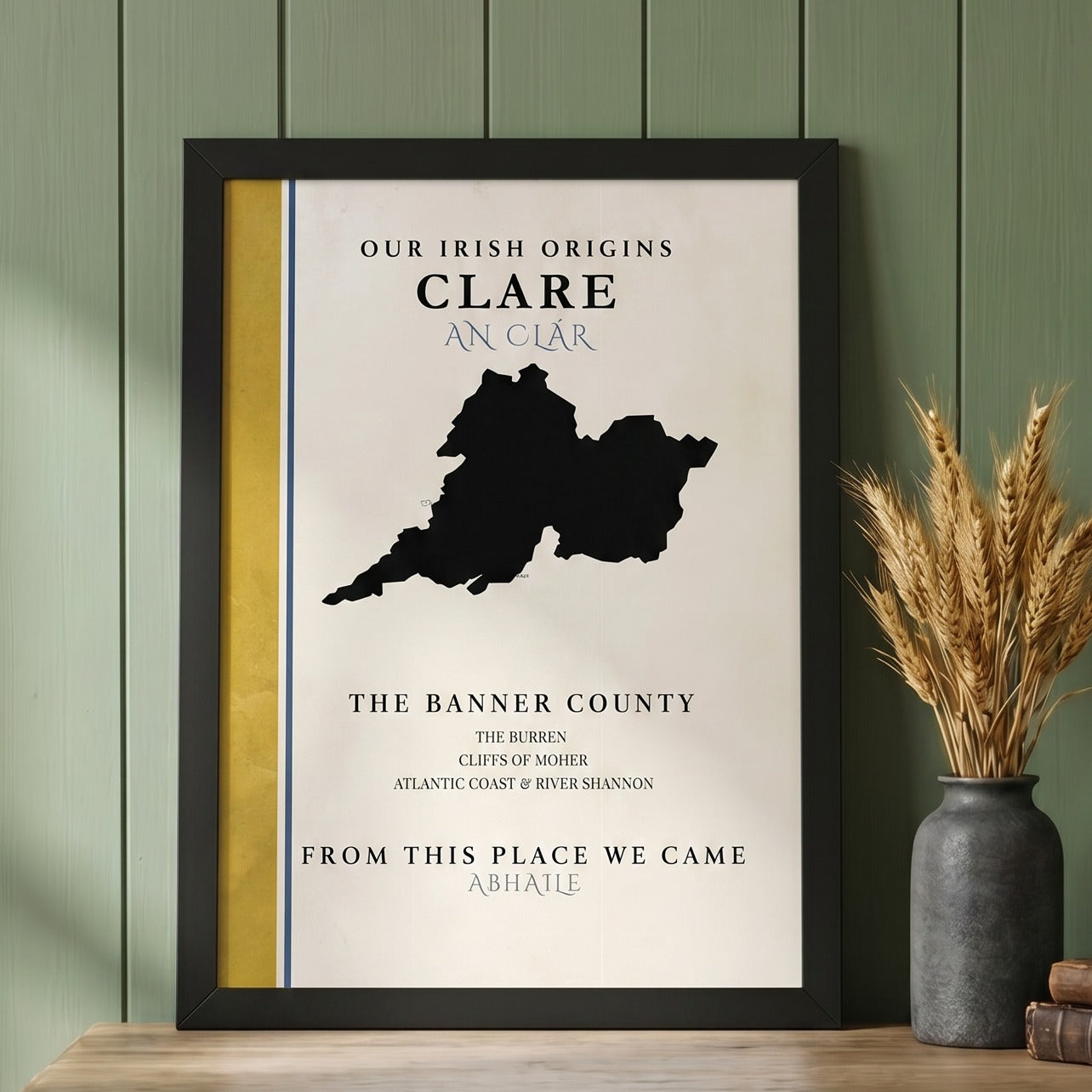 Clare County Colors Print  (The Banner County)