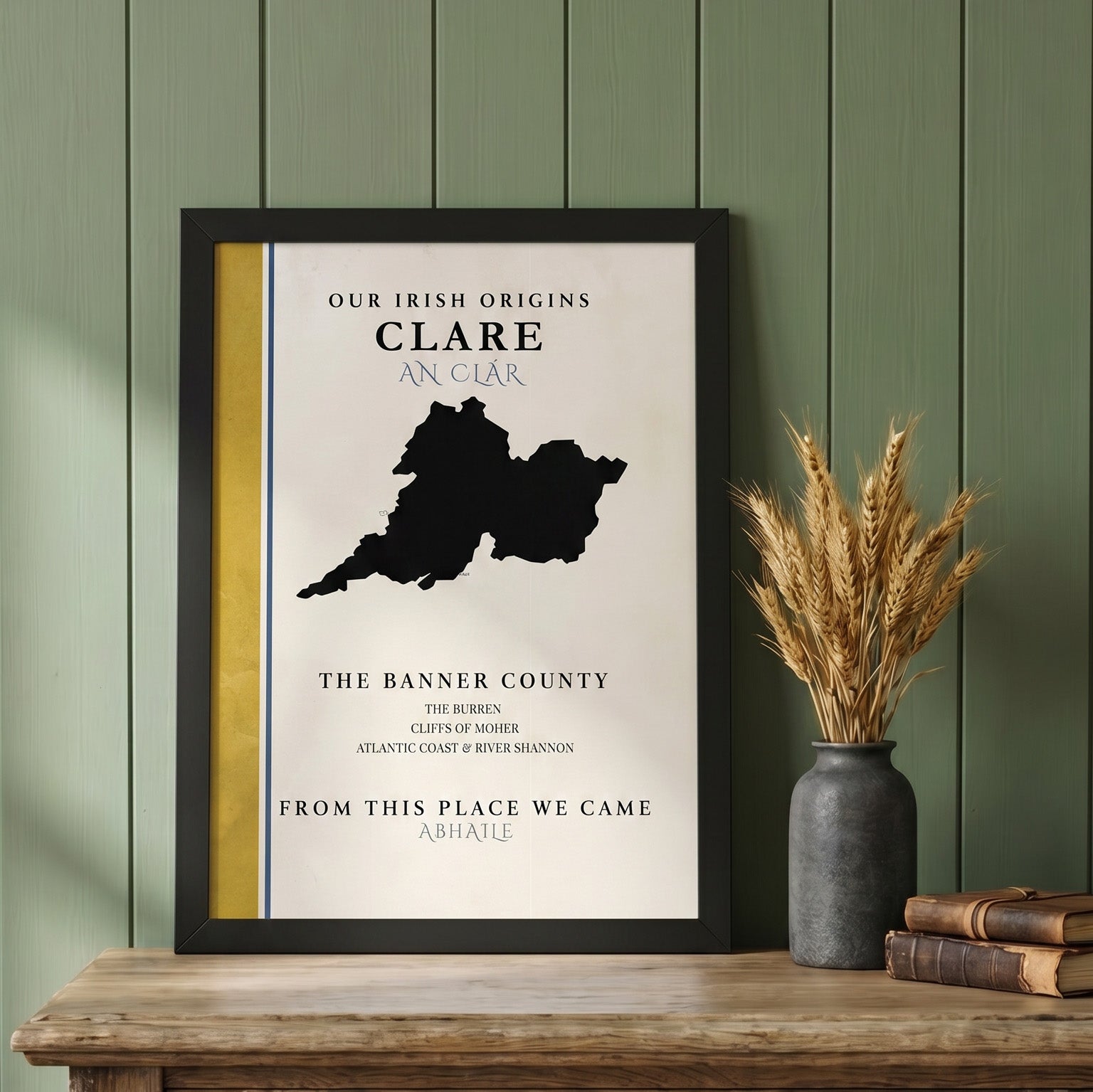 Clare County Colors Print  (The Banner County)