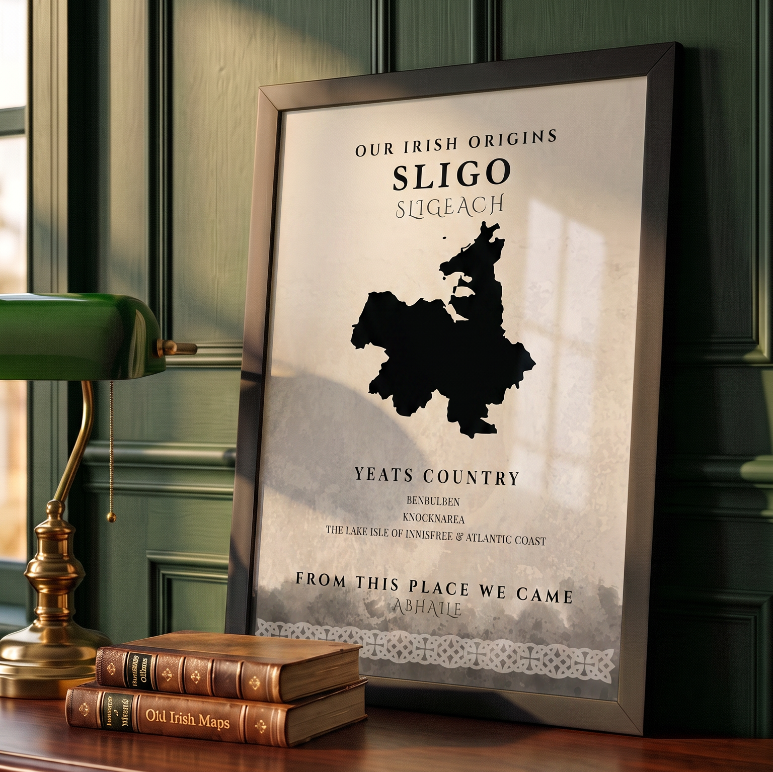 Sligo Celtic Motif Print (Yeats Country)