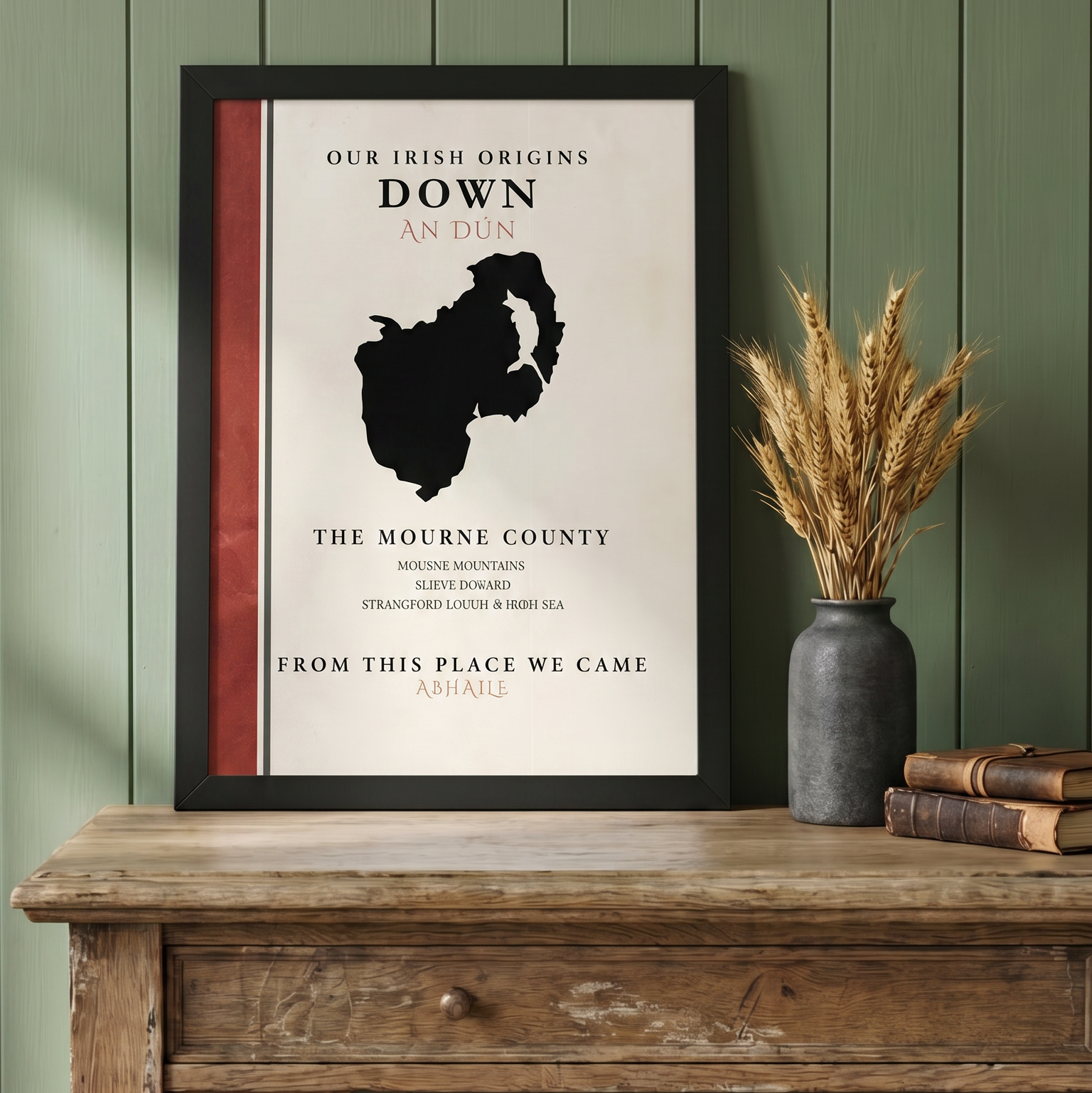 Down County Colors Print (The Mourne County)