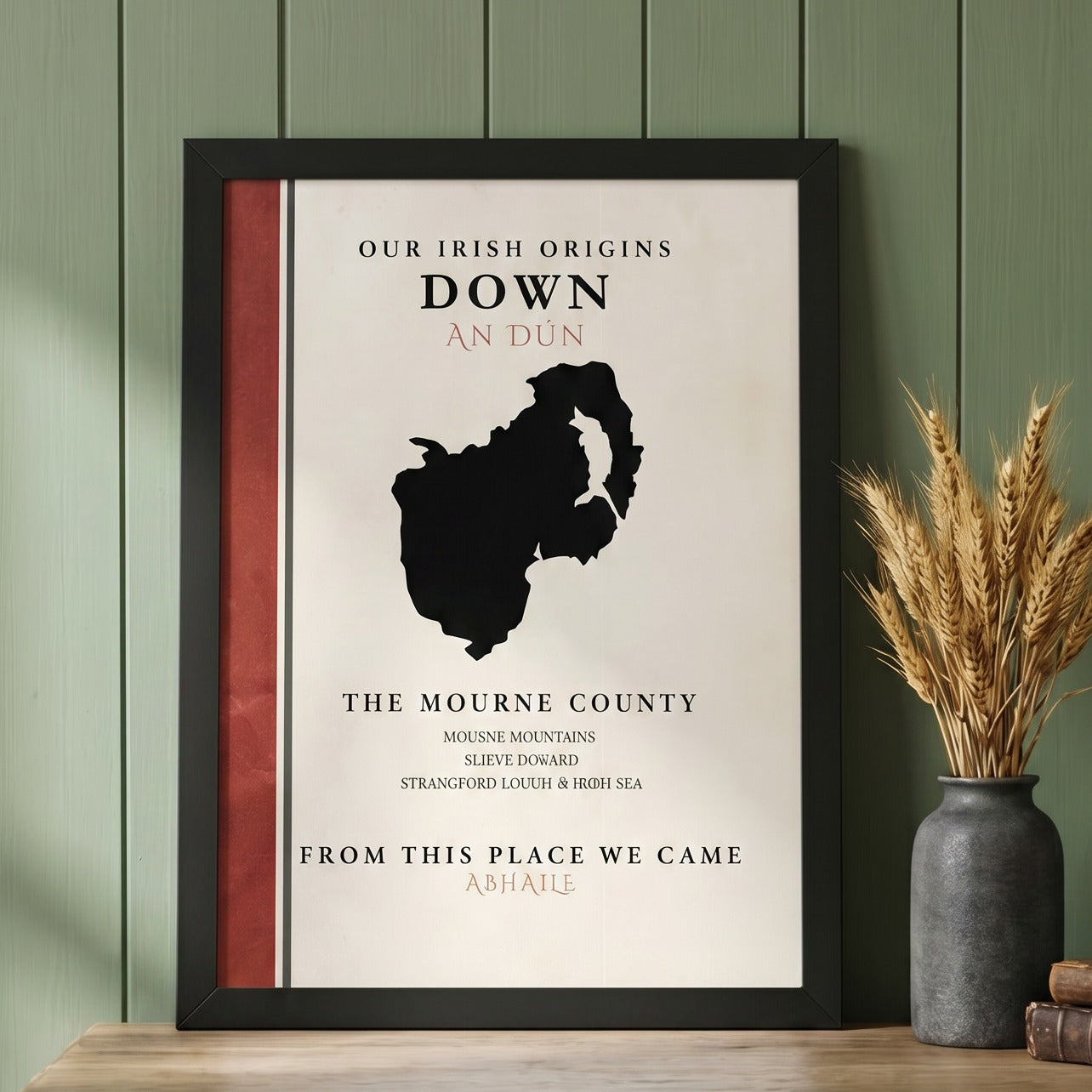 Down County Colors Print (The Mourne County)