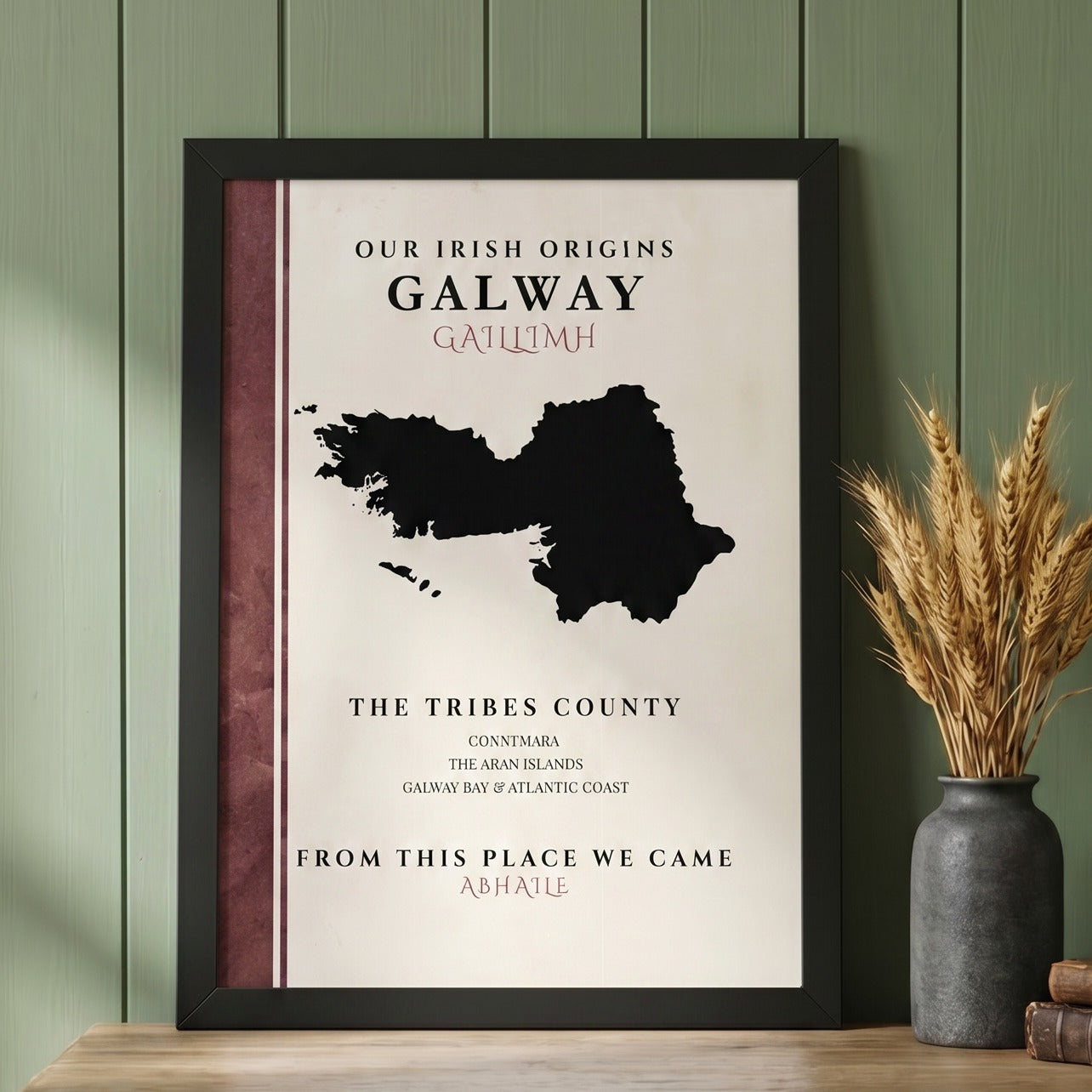 Galway County Colors Print (The Tribes County)