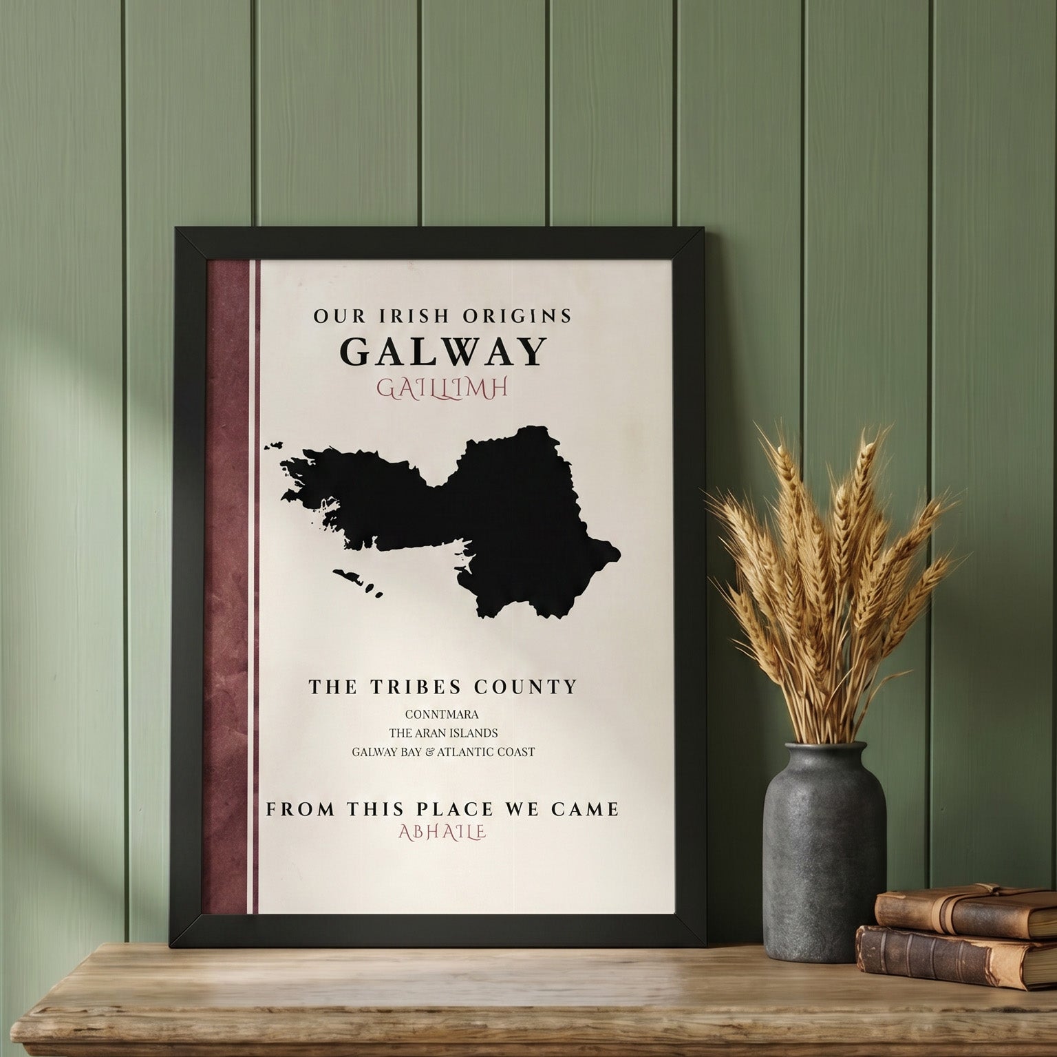 Galway County Colors Print (The Tribes County)