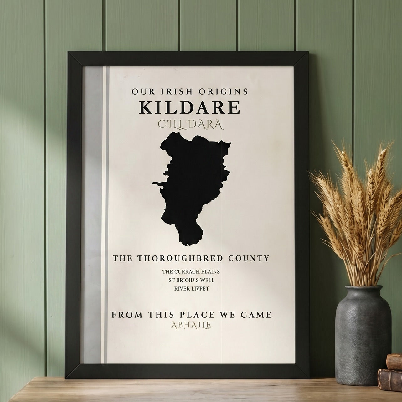 Kildare County Colors Print  (The Thoroughbred County)