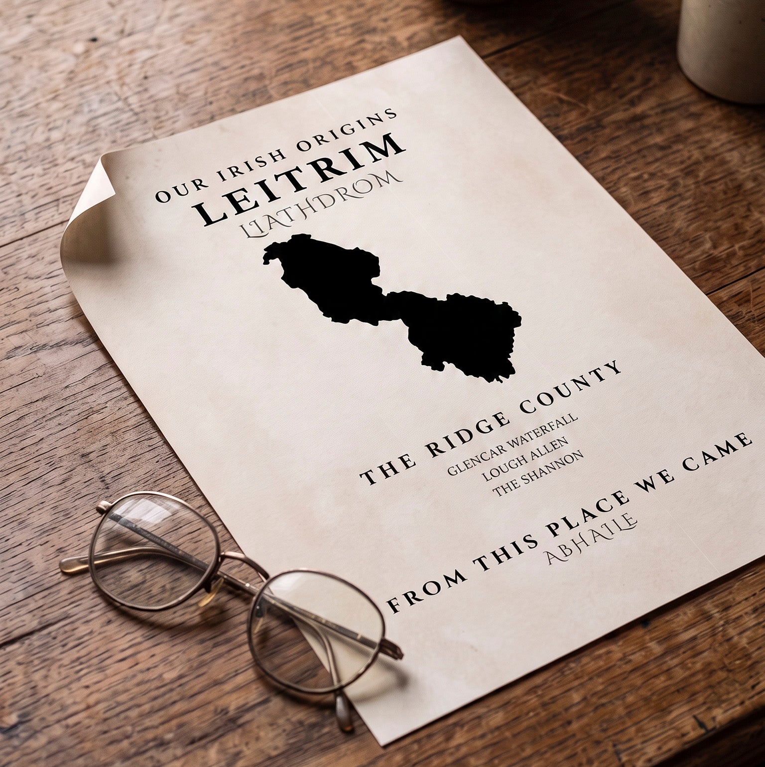 Leitrim Original Print – The Ridge County | Framed or Unframed Irish Wall Art