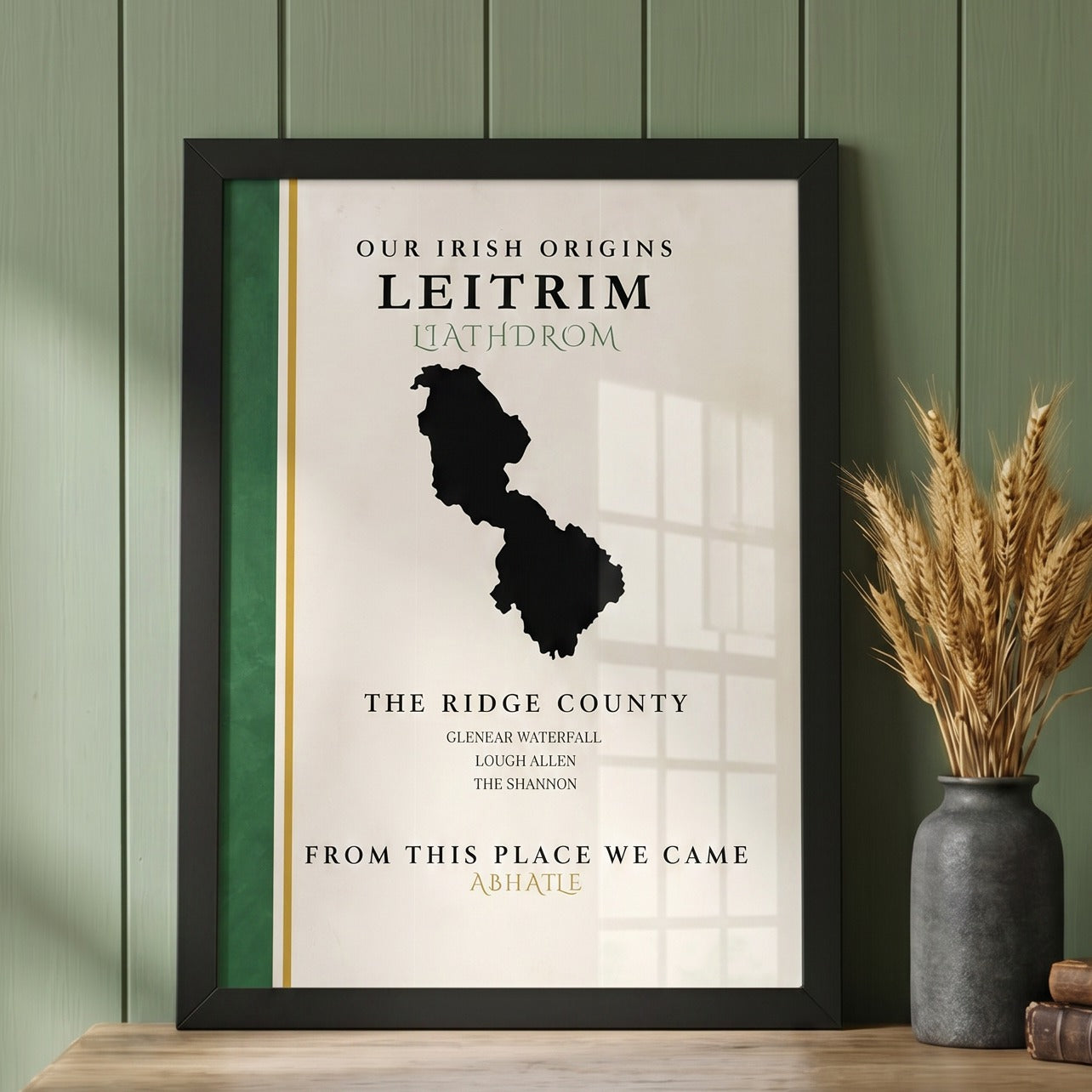 Leitrim County Colors Print (The Ridge County)
