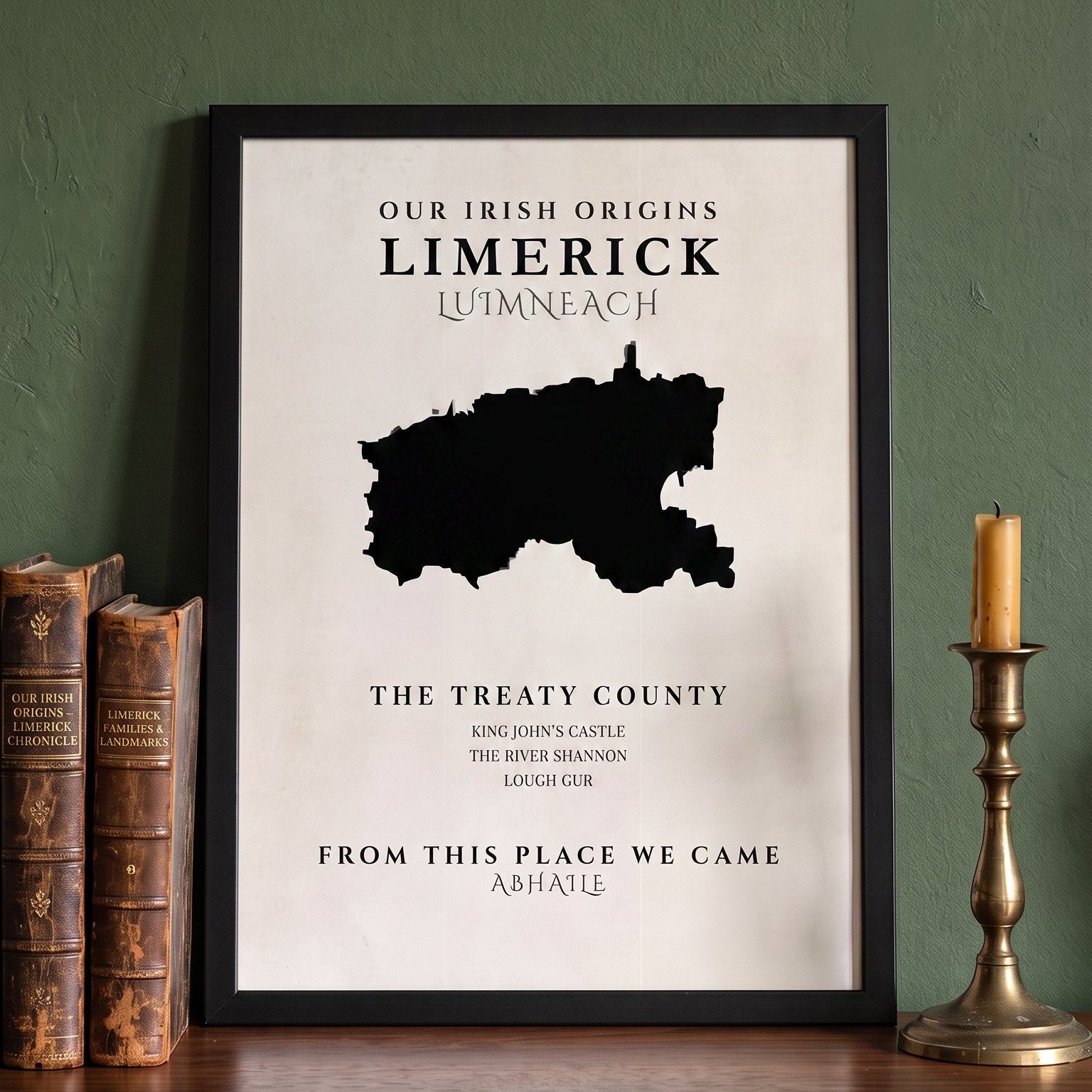 Limerick Original Print – The Treaty County | Framed or Unframed Irish Wall Art