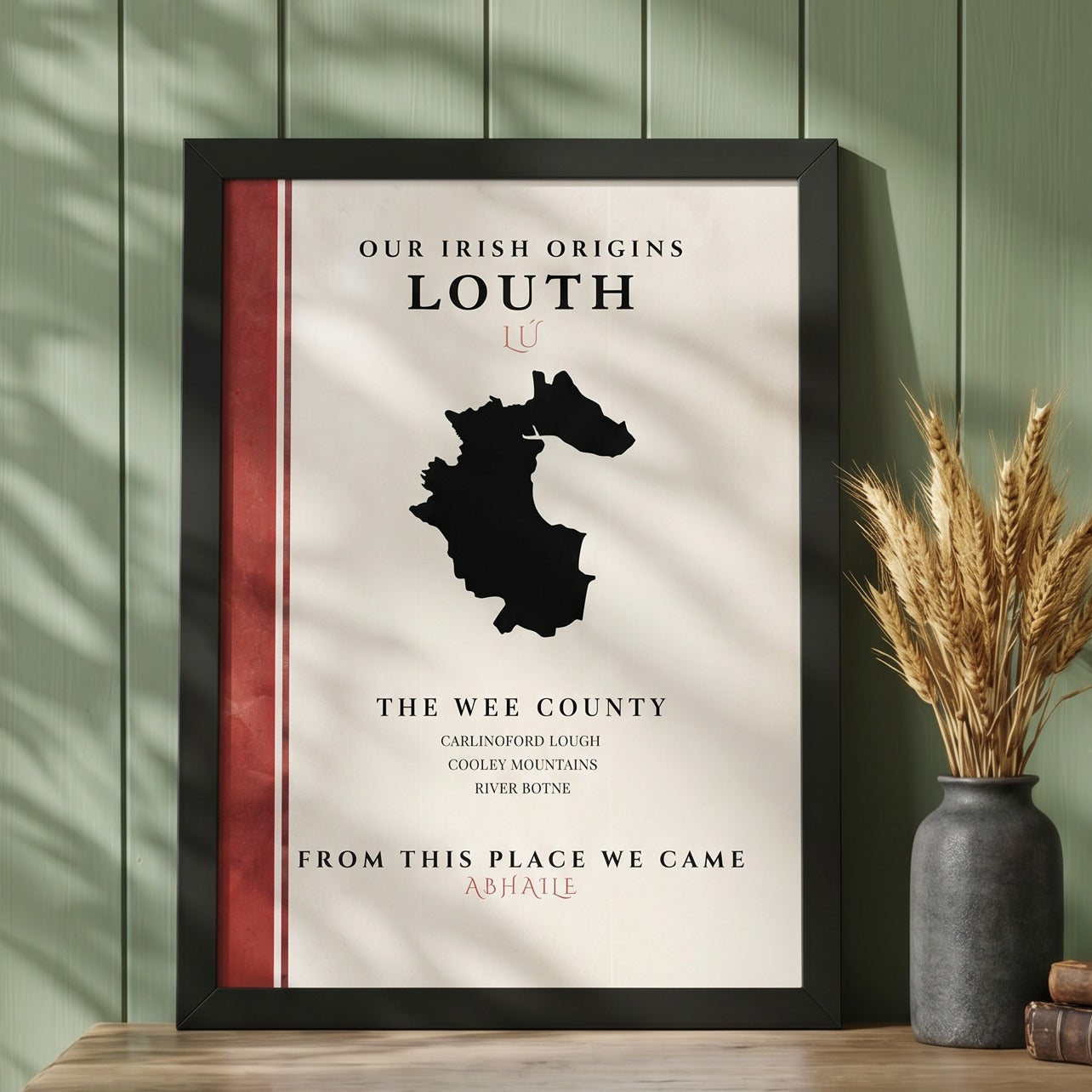Louth County Colors Print (The Wee County)