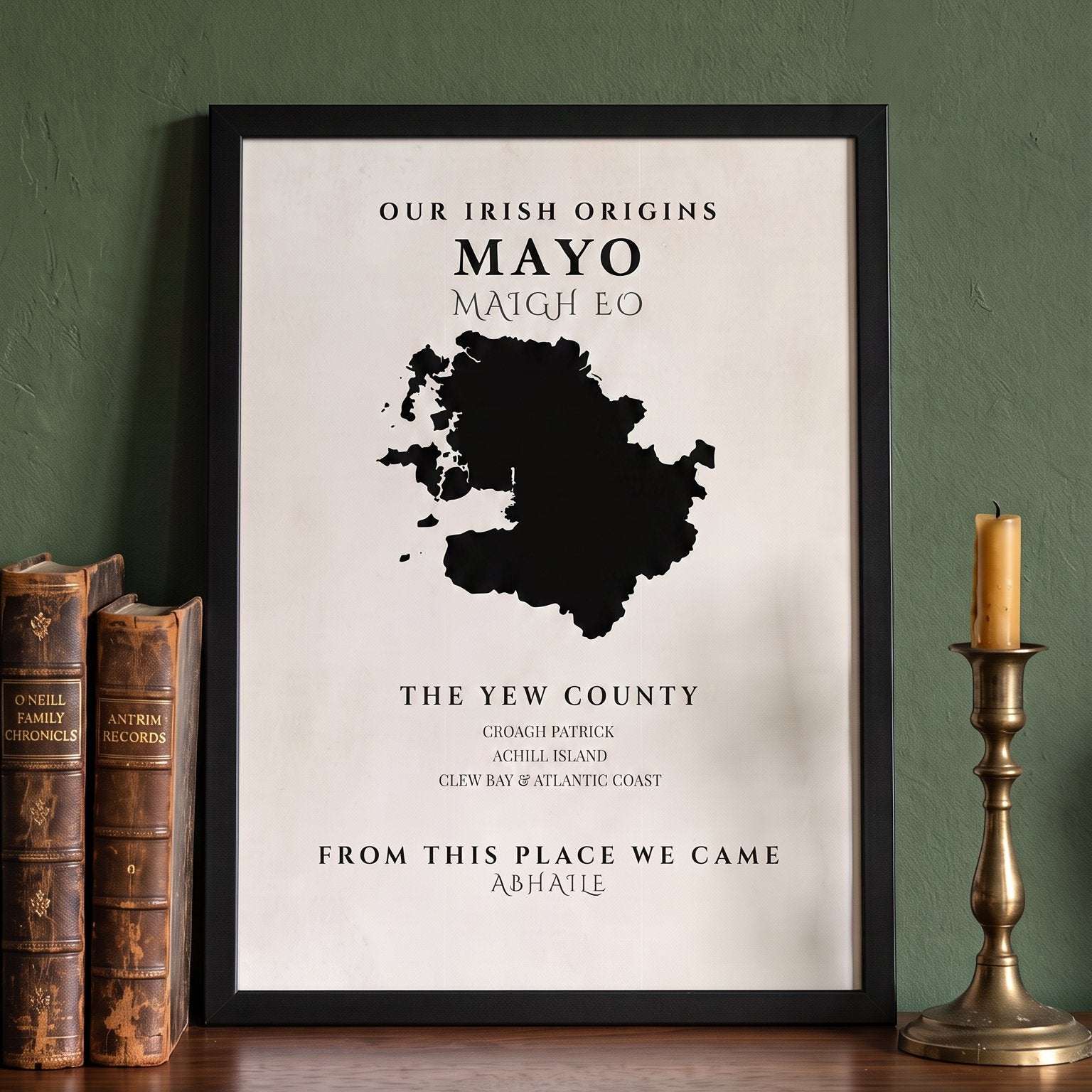 Mayo Original Print – The Yew County | Framed or Unframed Irish Wall Art