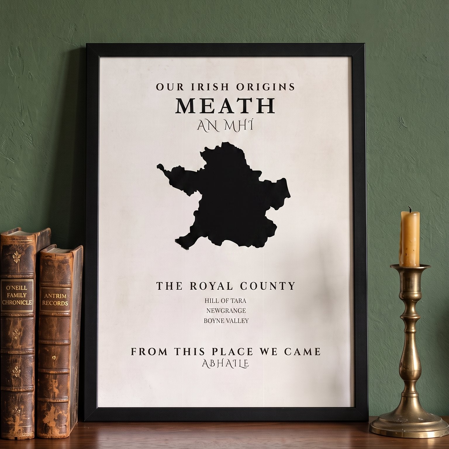 Meath Original Print – The Royal County | Framed or Unframed Irish Wall Art