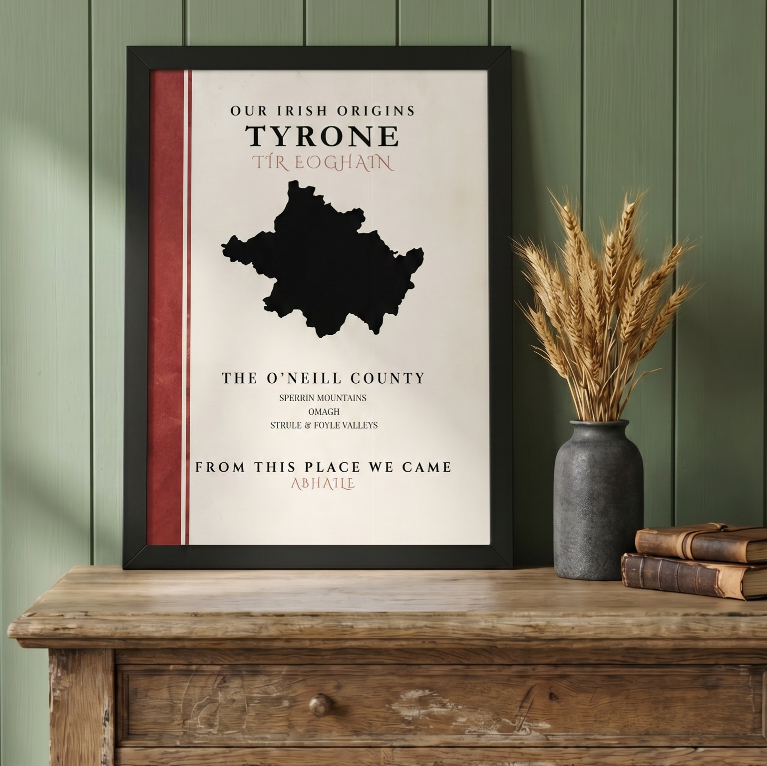 Tyrone County Colors Print (The O'Neill County)