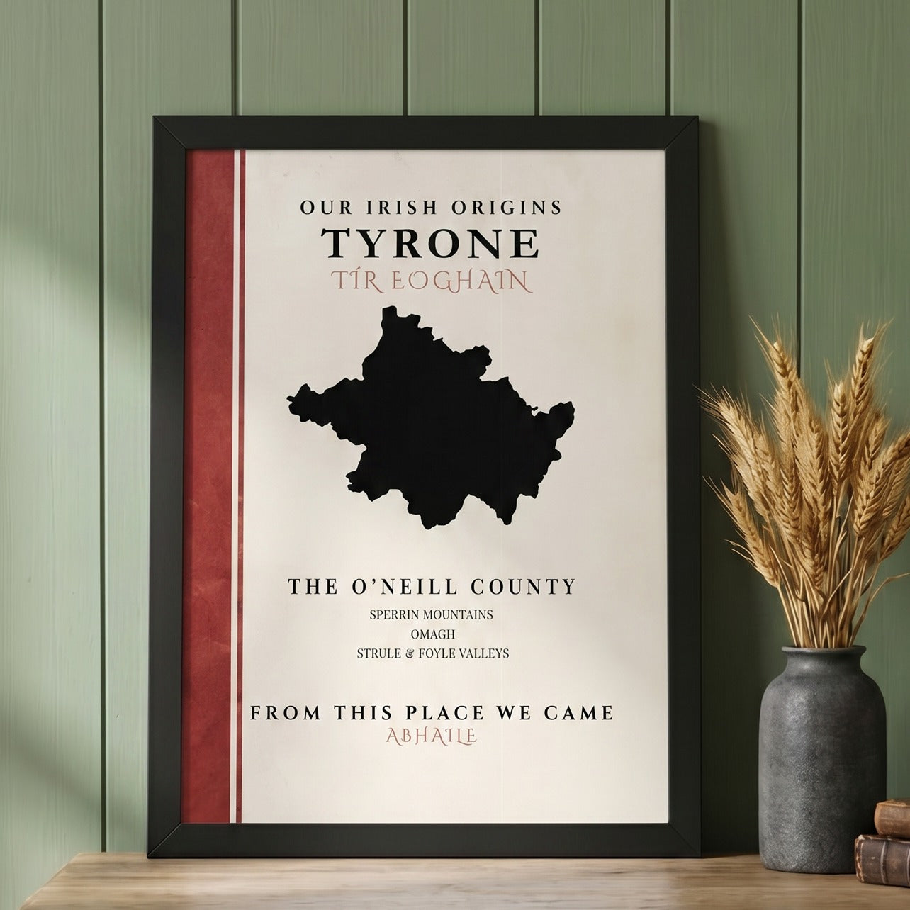 Tyrone County Colors Print (The O'Neill County)