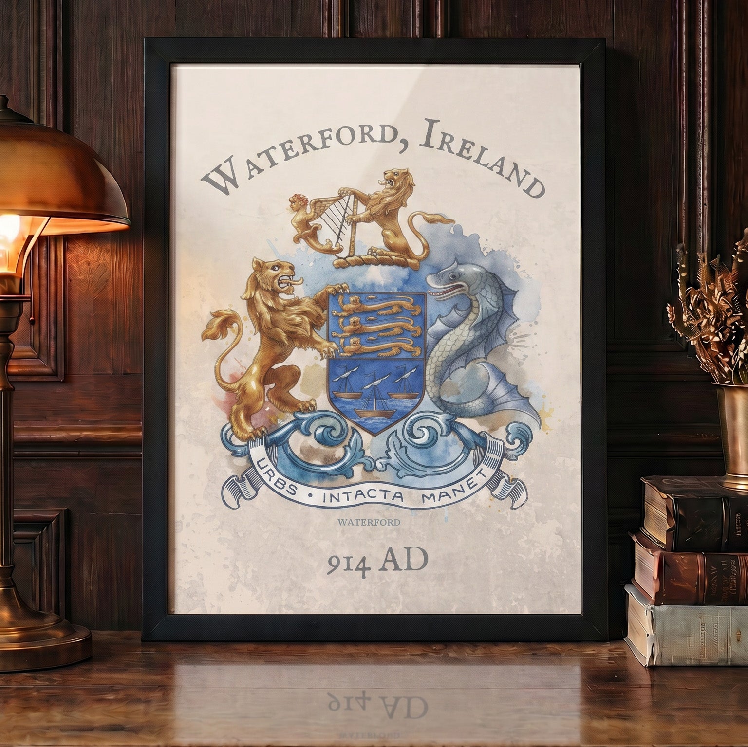 Waterford Ireland Crest Print