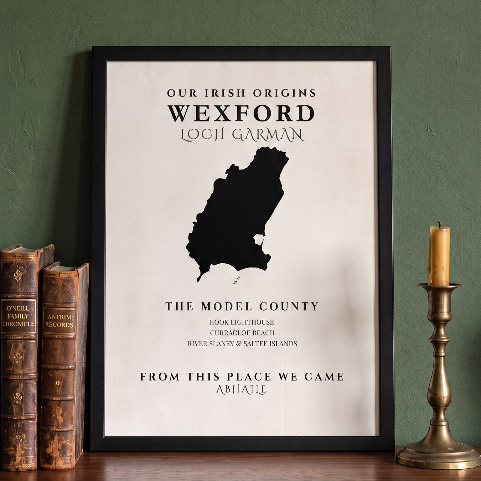 Wexford Original Print – The Model County | Framed or Unframed Irish Wall Art
