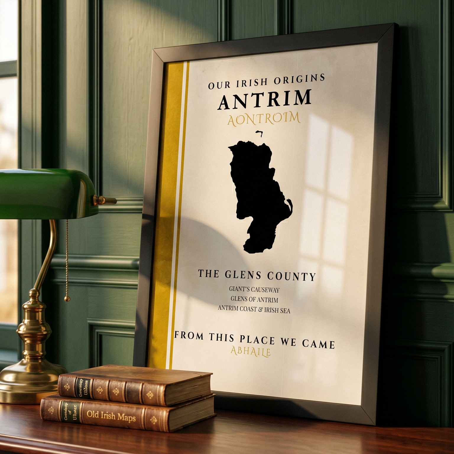 Antrim County Colors Print  -The Glens County
