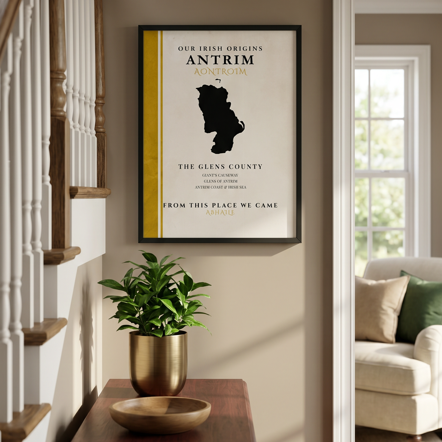 Antrim County Colors Print  -The Glens County