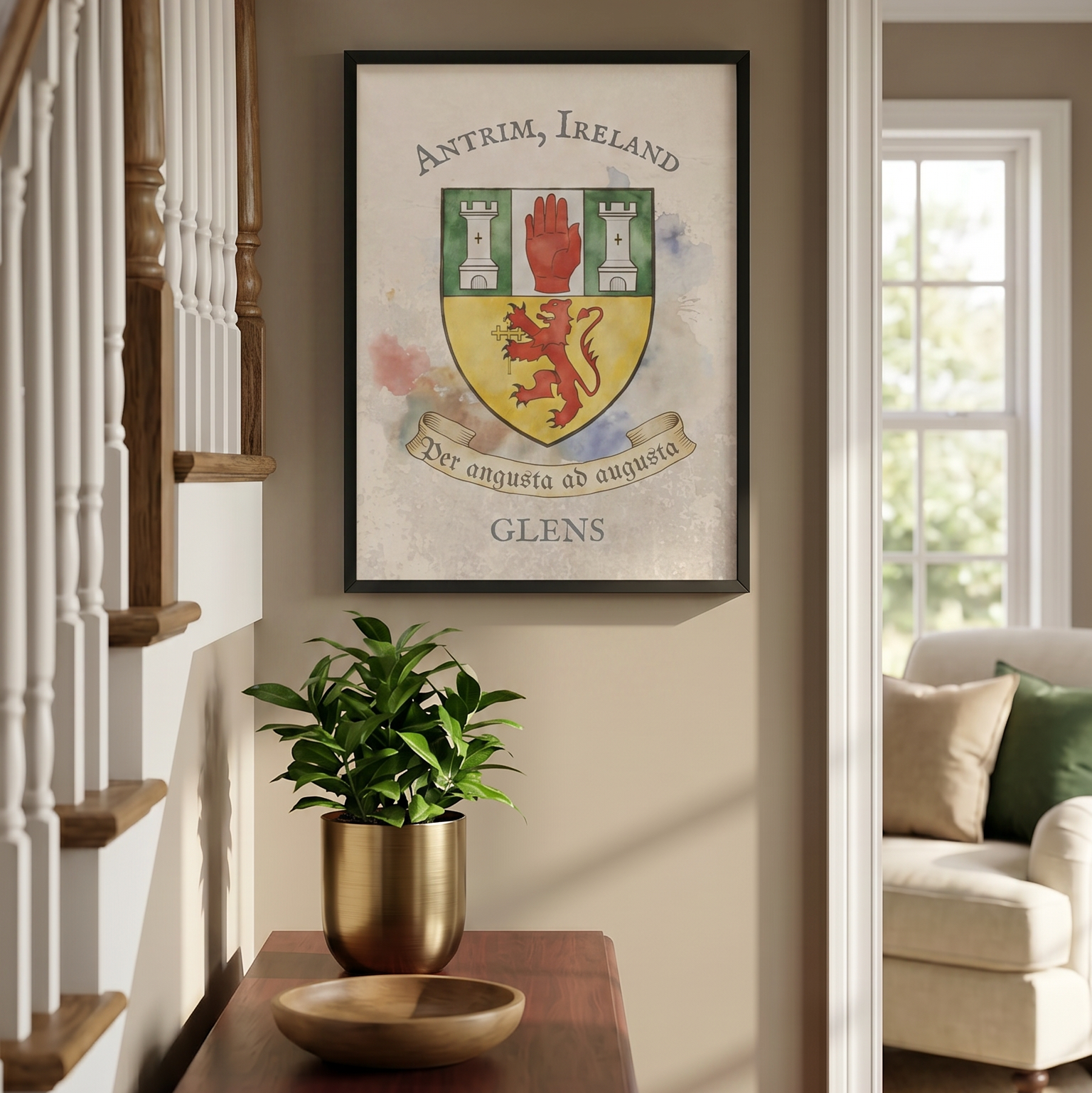 Antrim Ireland County Crest