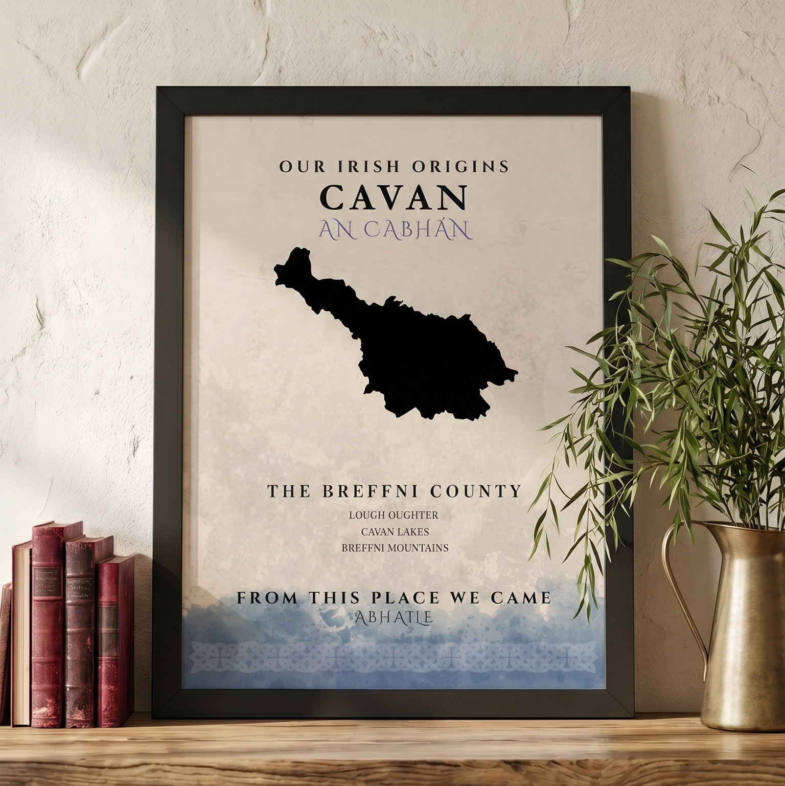Cavan Origins Celtic Motif Print (Breffni)