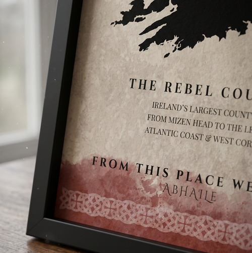 Cork Celtic Motif Print (The Rebel County)