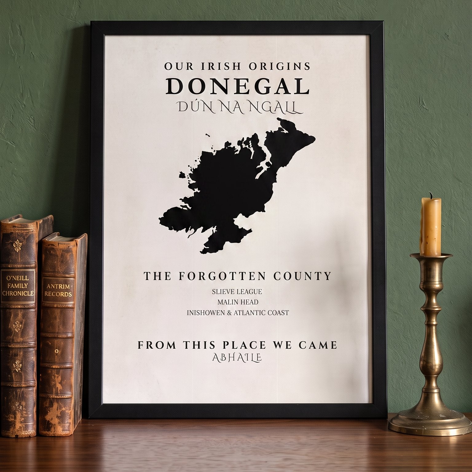 Donegal Original Print – The Forgotten County | Framed or Unframed Irish Wall Art