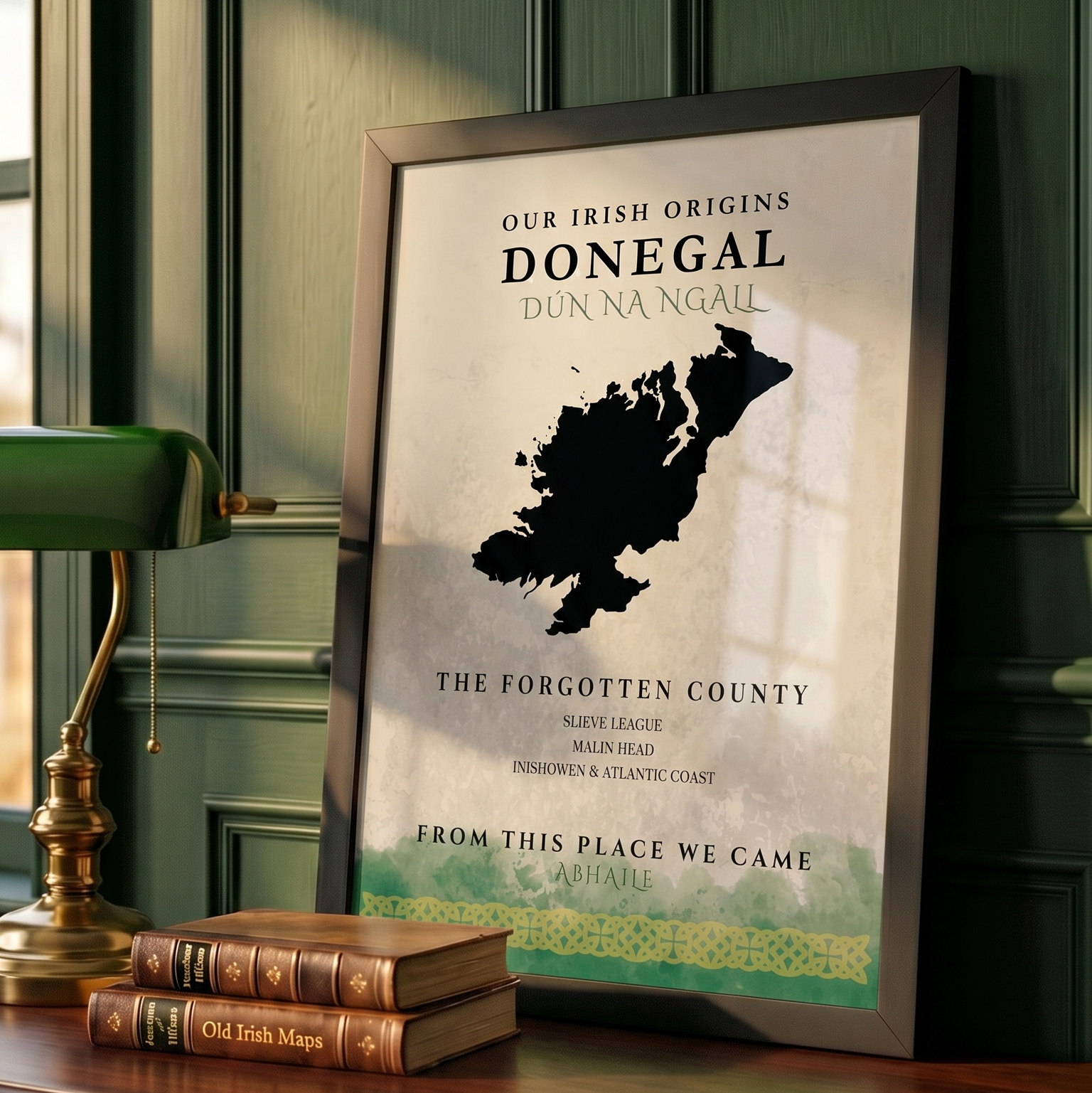 Donegal Celtic Motif Print (The Forgotten County)