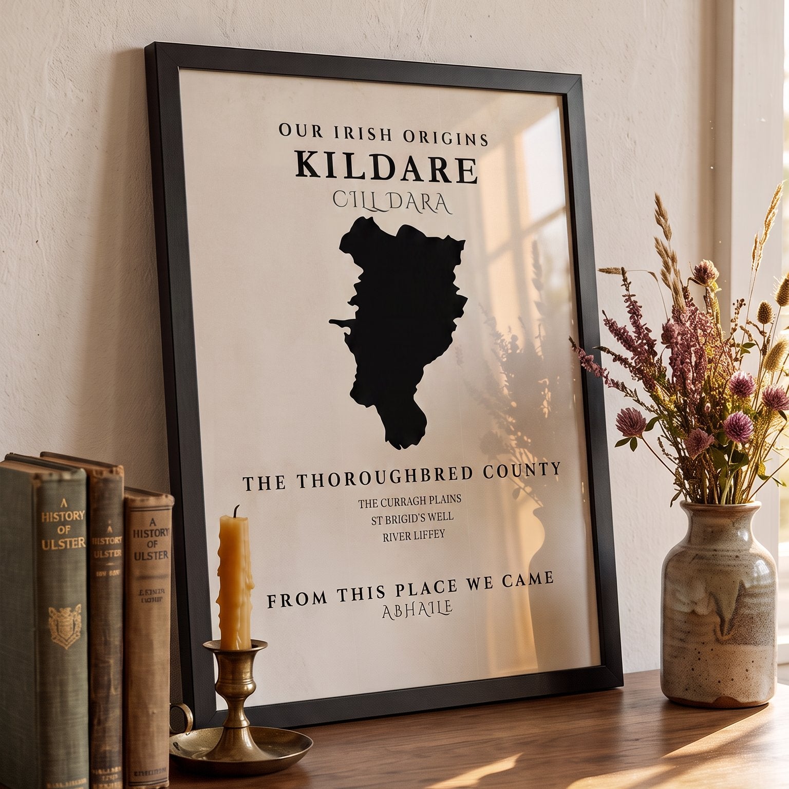 Kildare Original Print – The Thoroughbred County | Framed or Unframed Irish Wall Art