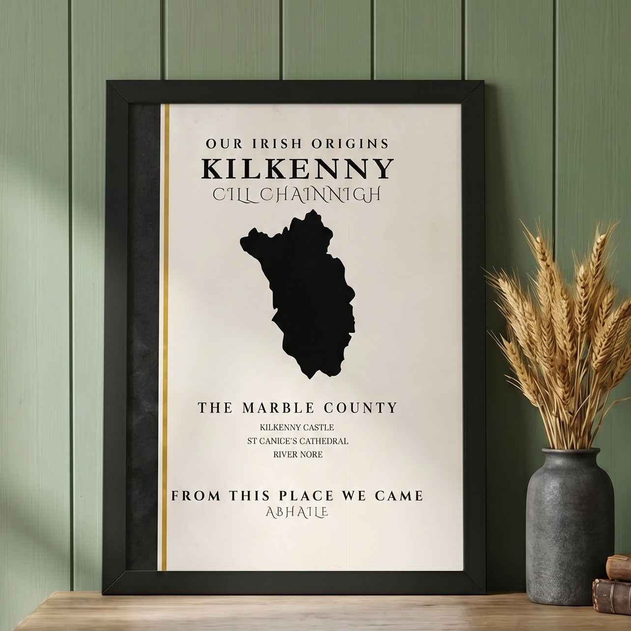 Kilkenny County Colors Print (The Marble County)