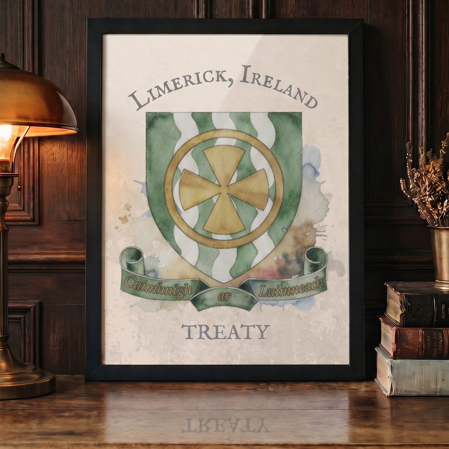 Limerick Ireland Crest Print