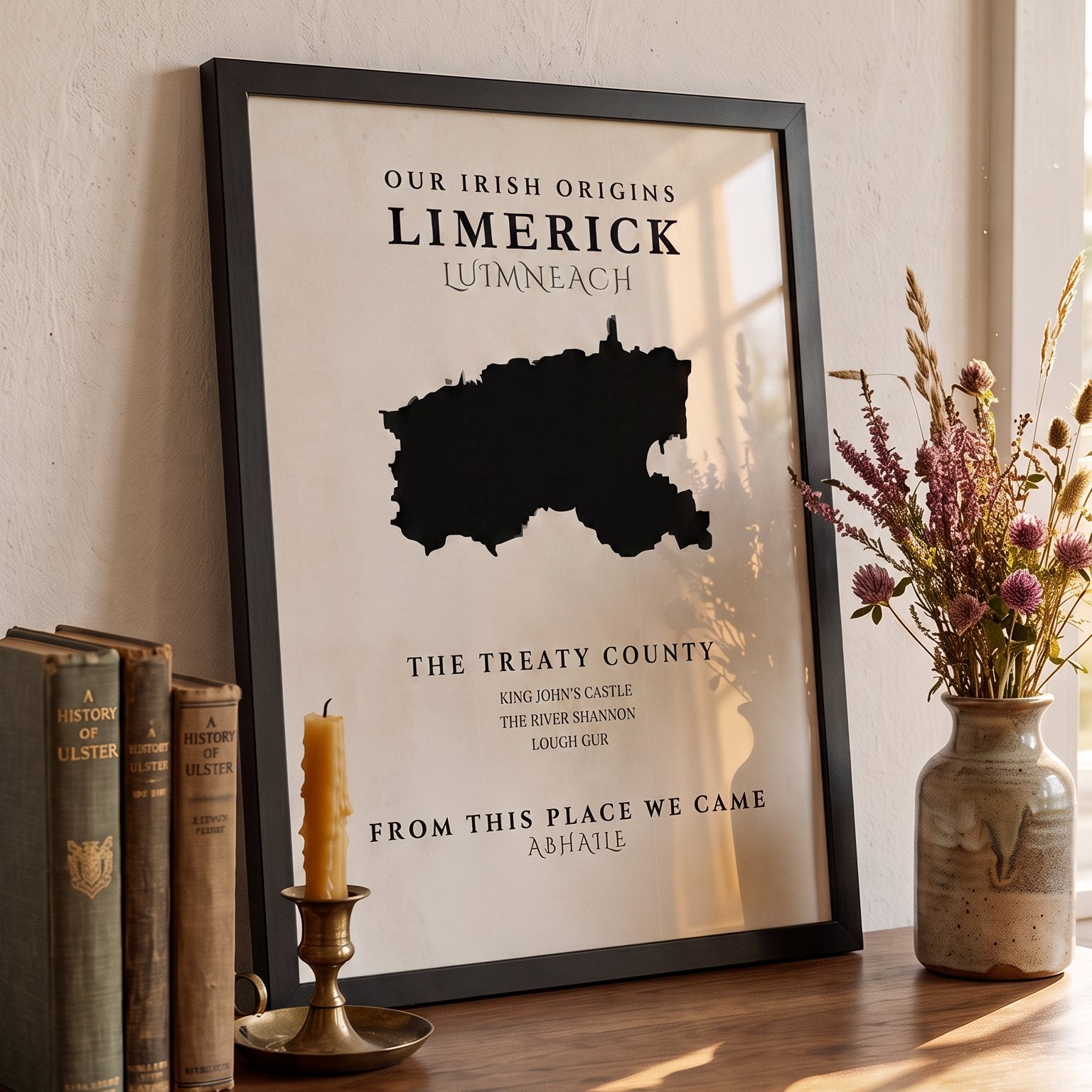 Limerick Original Print – The Treaty County | Framed or Unframed Irish Wall Art