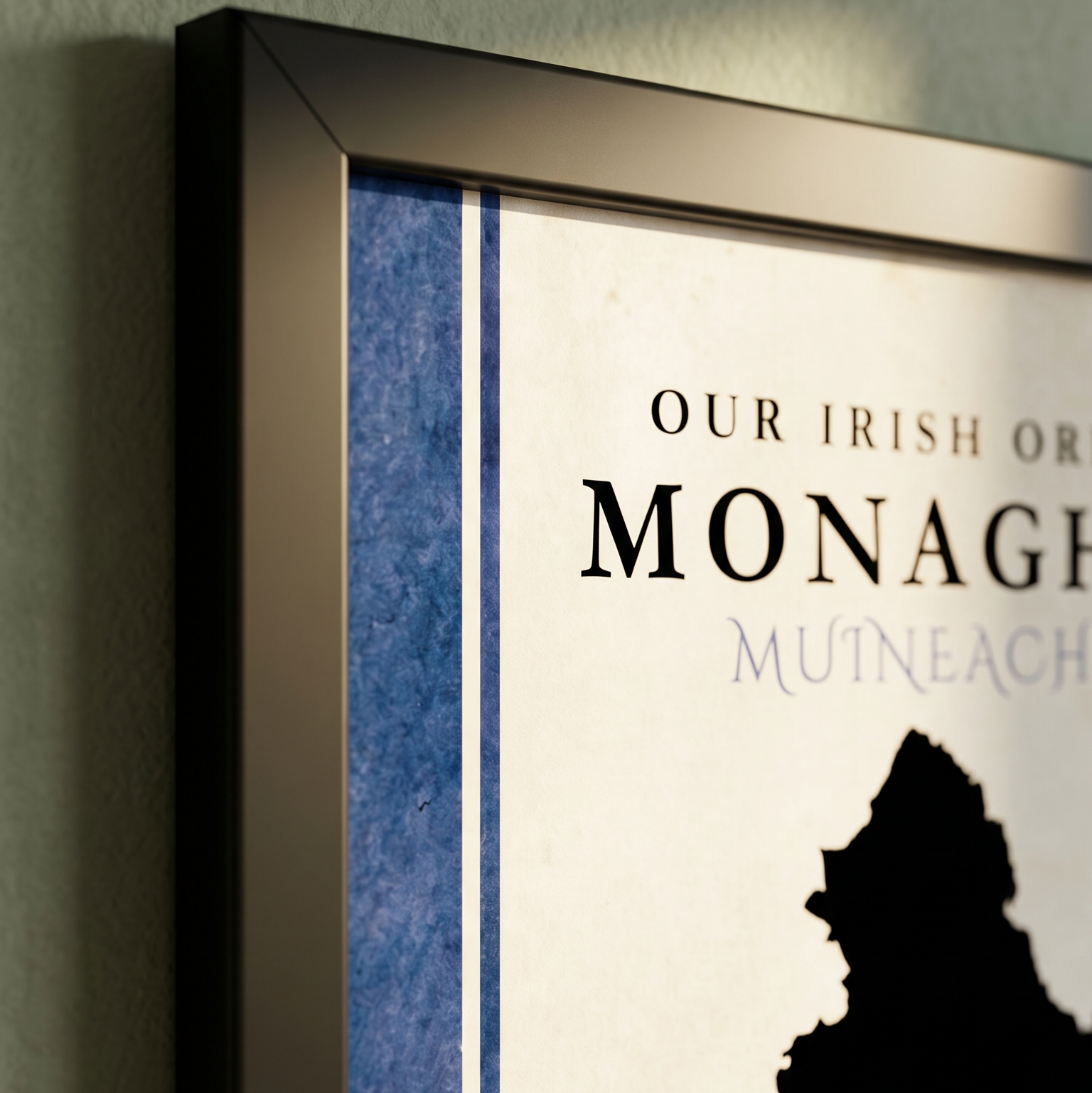 Monaghan County Colors Print (The Drumlin County)