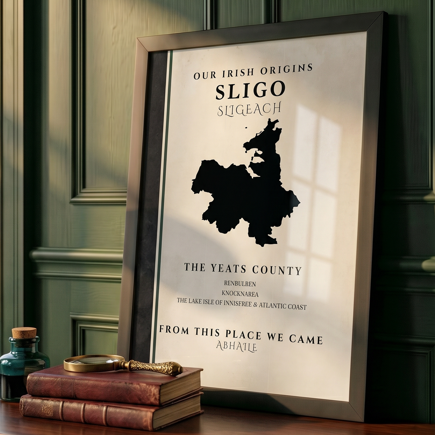 Sligo Origins County Colors Print (Yeat's Country)