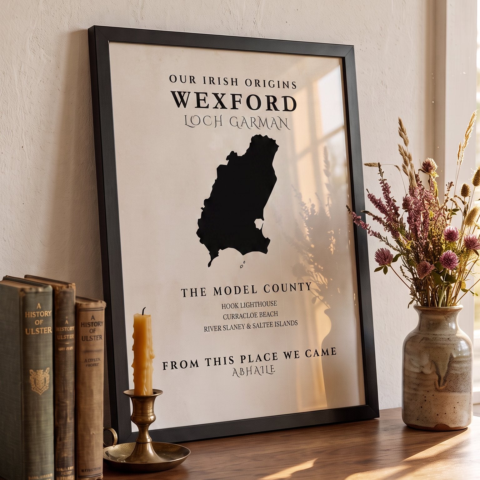 Wexford Original Print – The Model County | Framed or Unframed Irish Wall Art