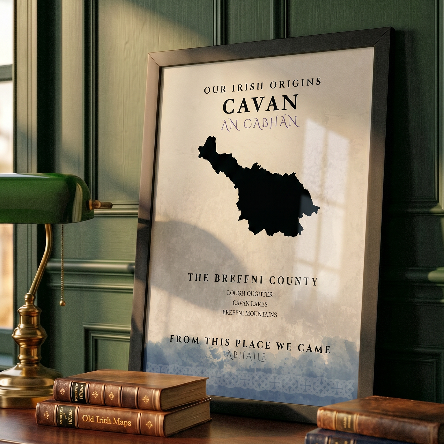 Cavan Celtic Motif Print (Breffni)