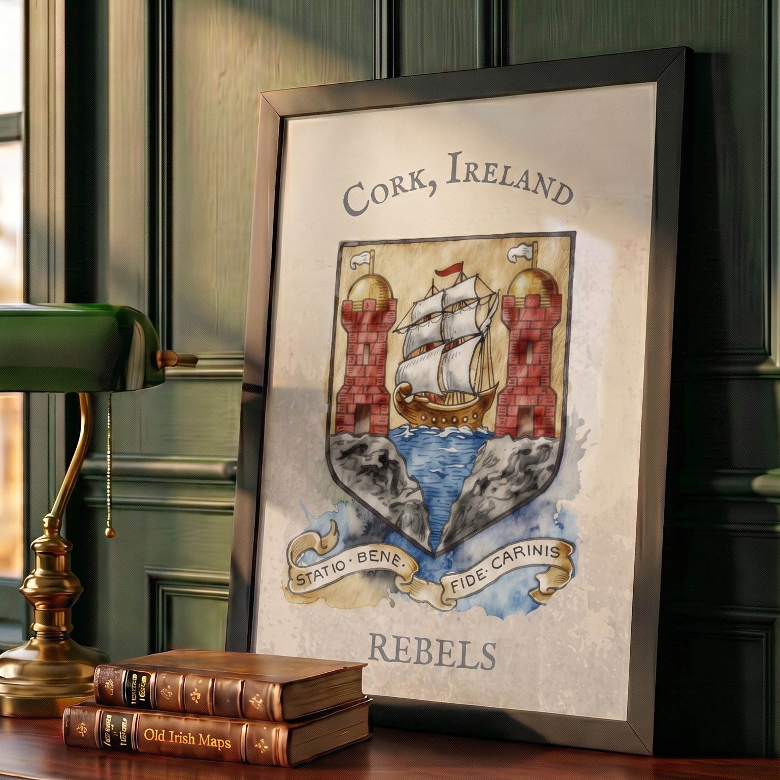 Cork Ireland Crest Print
