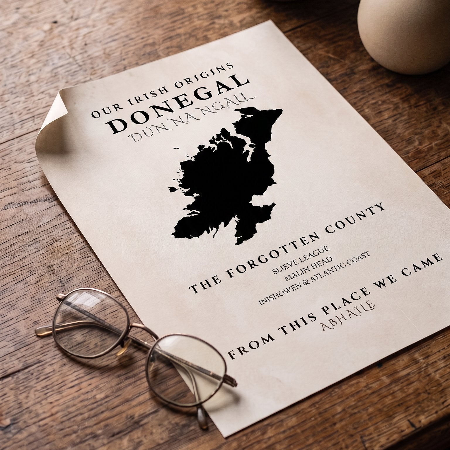 Donegal Original Print – The Forgotten County | Framed or Unframed Irish Wall Art