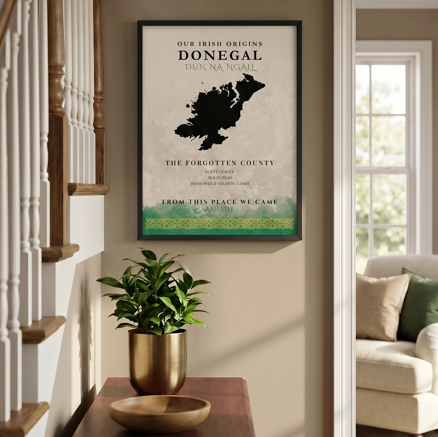 Donegal Celtic Motif Print (The Forgotten County)