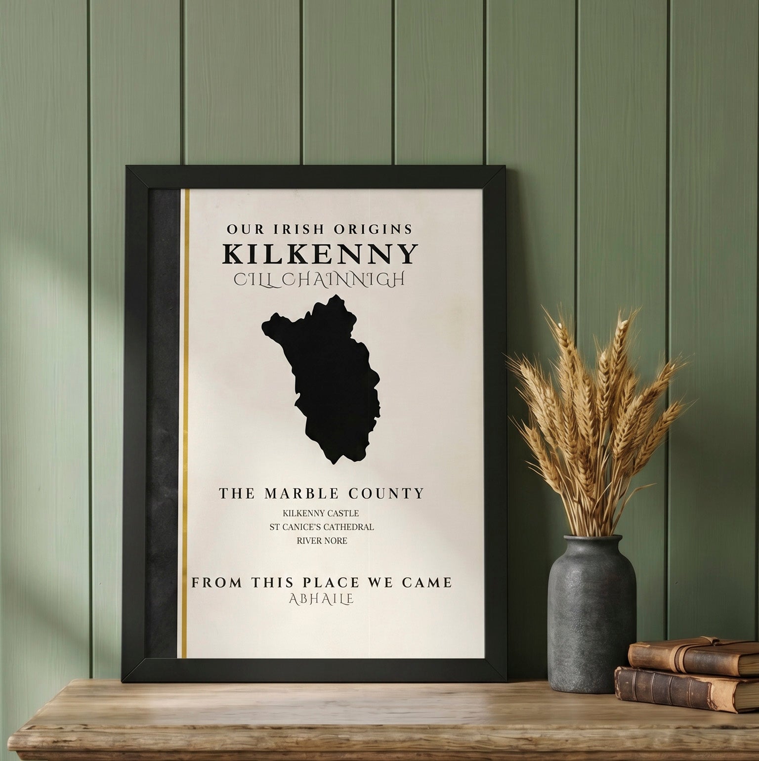 Kilkenny County Colors Print (The Marble County)