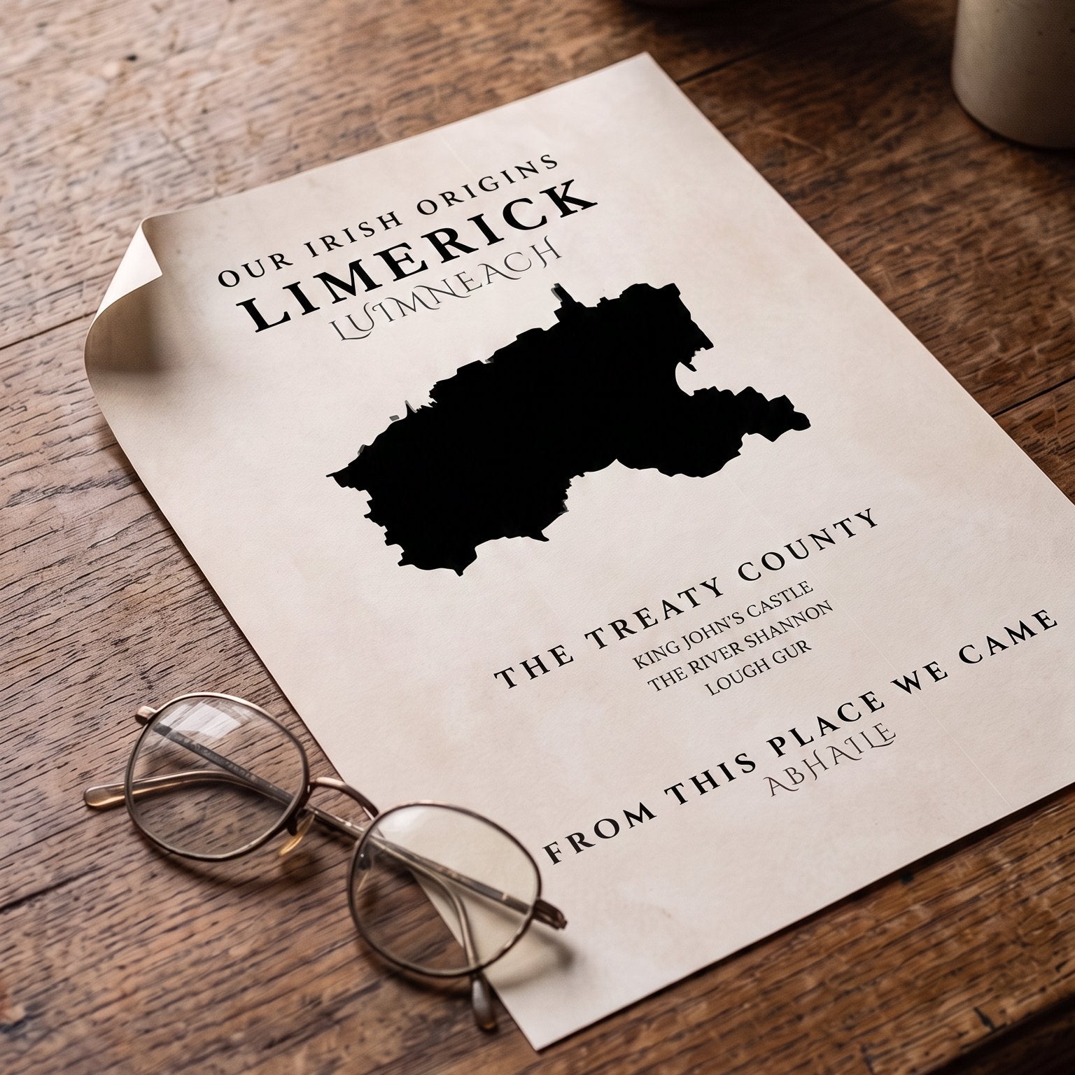 Limerick Original Print – The Treaty County | Framed or Unframed Irish Wall Art