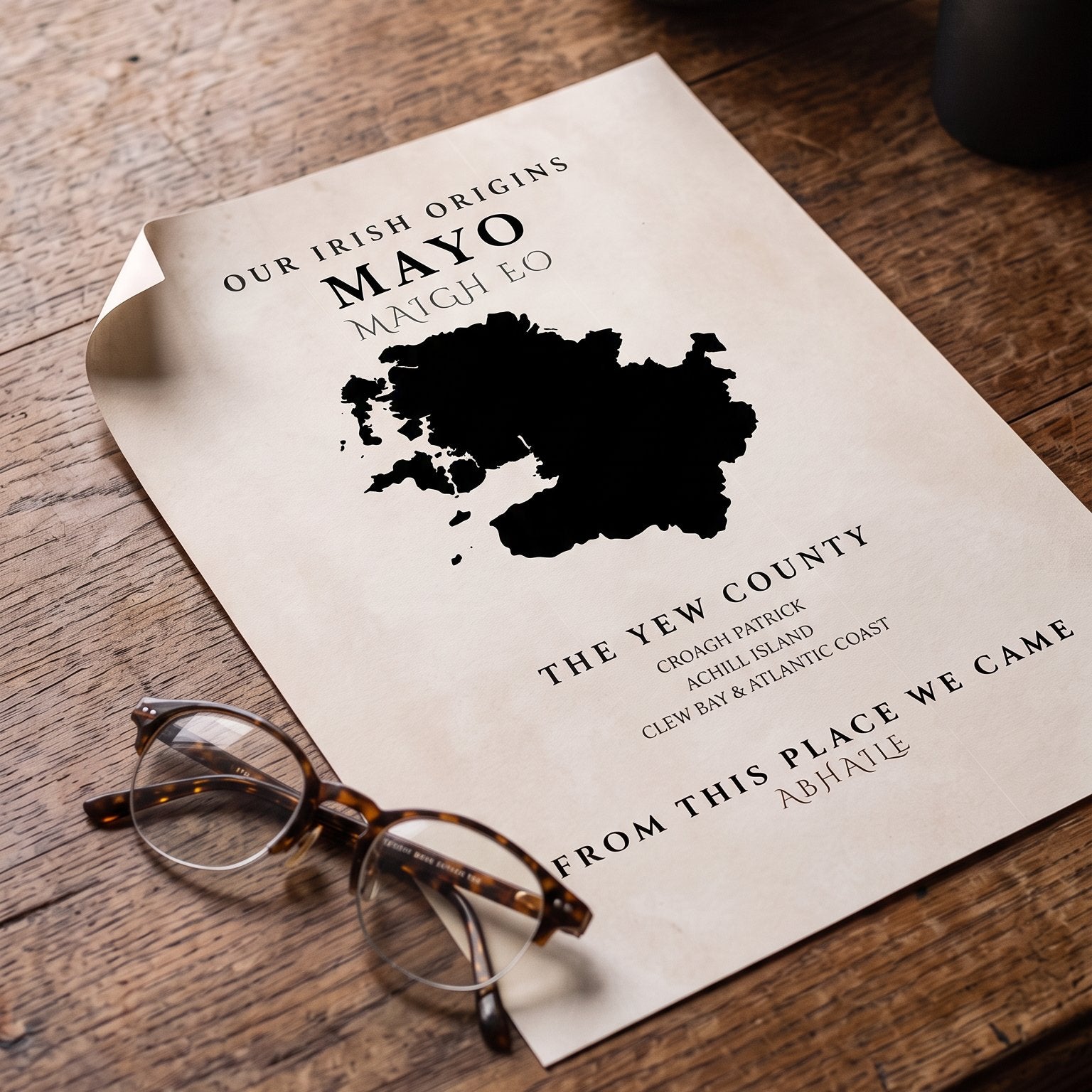 Mayo Original Print – The Yew County | Framed or Unframed Irish Wall Art