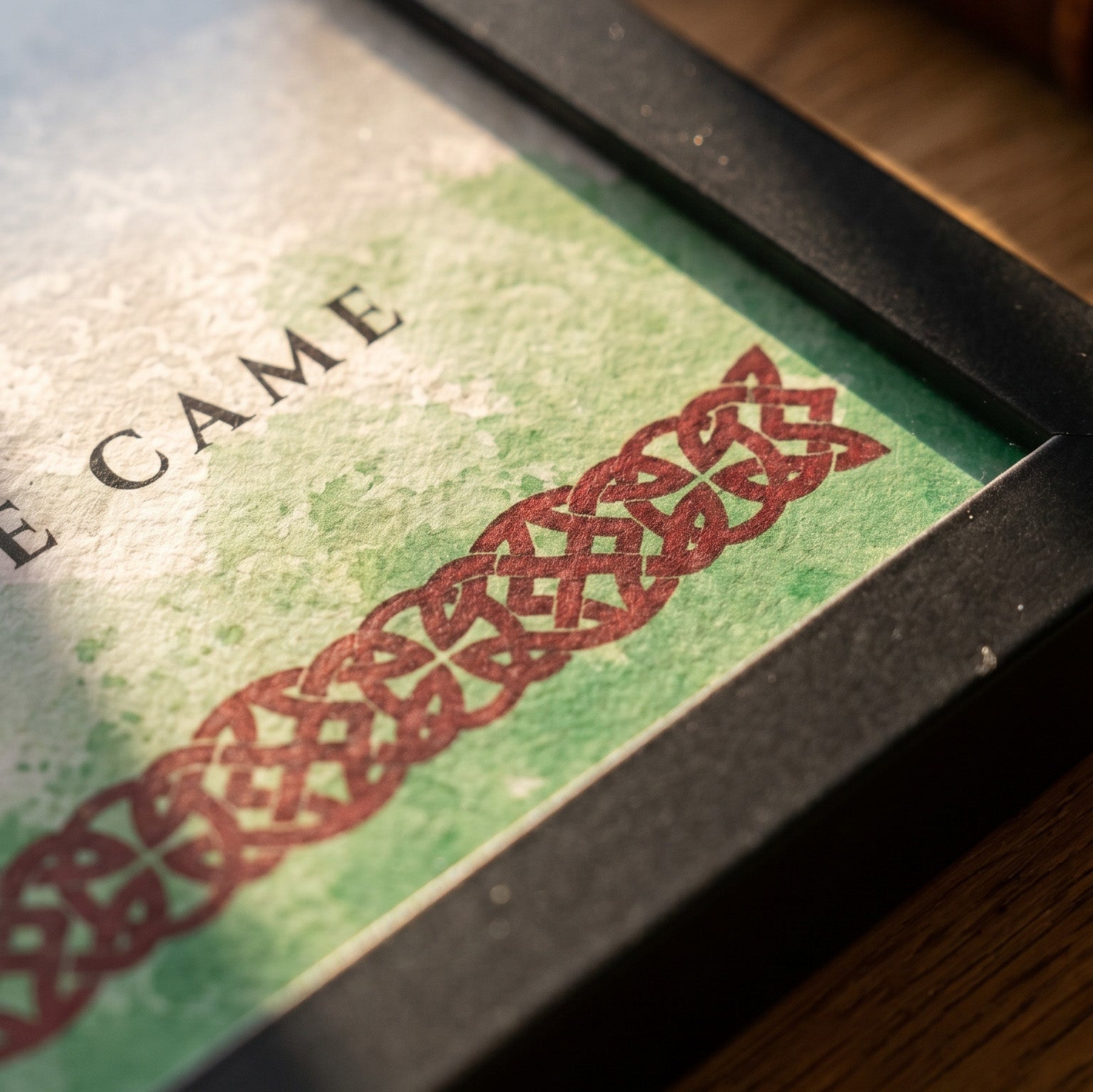Mayo Origins Celtic Motif Print (The Yew County)