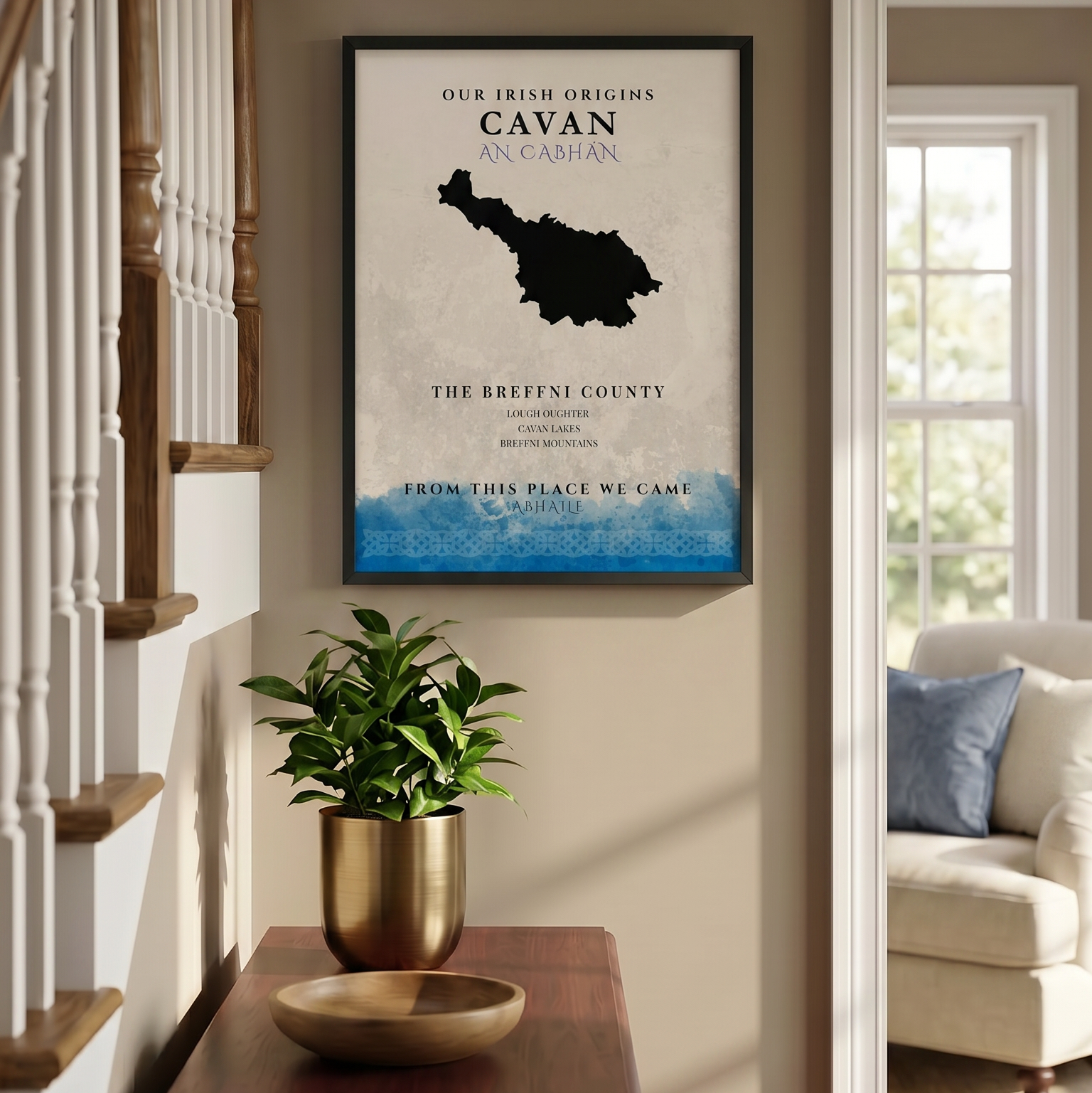 Cavan Celtic Motif Print (Breffni)