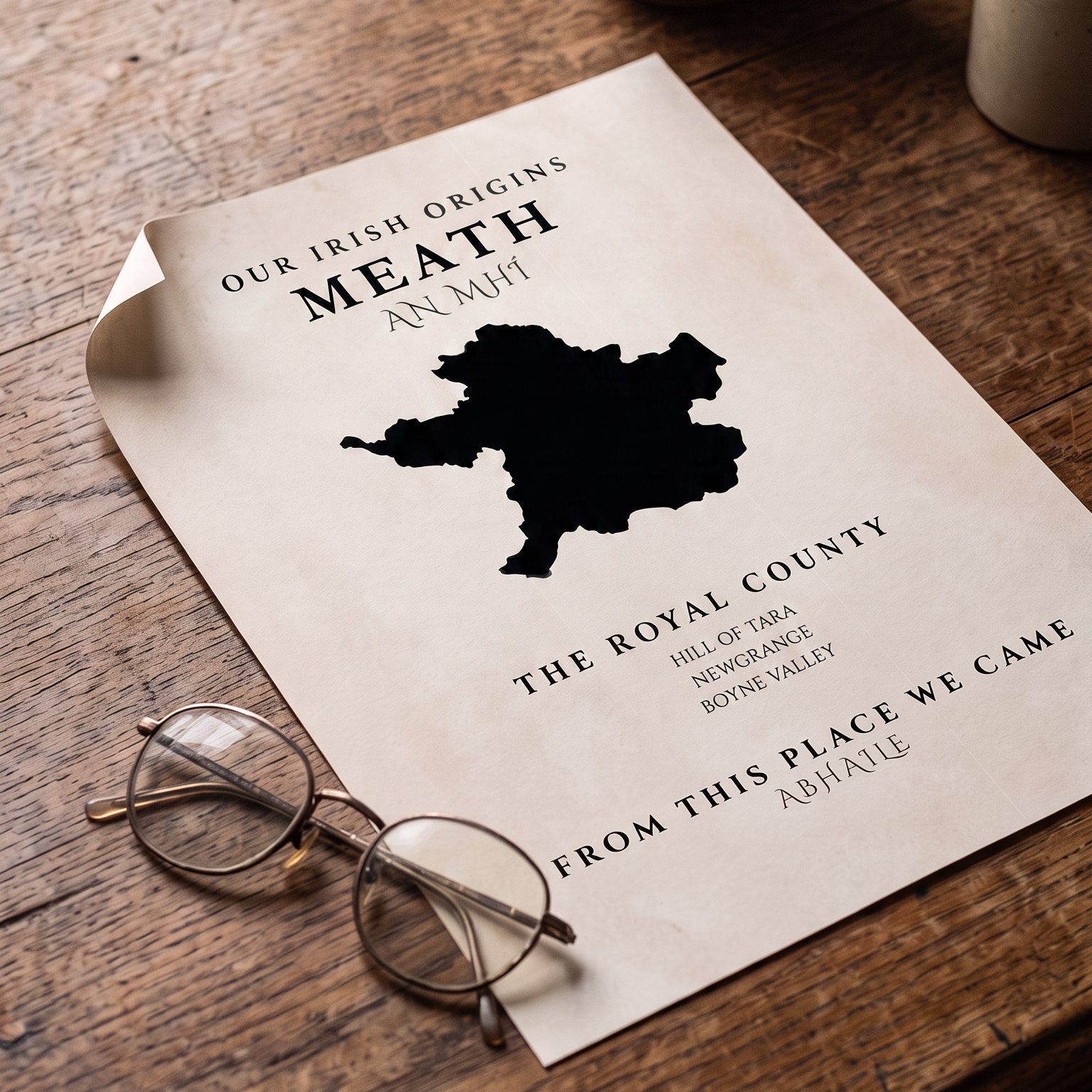 Meath Original Print – The Royal County | Framed or Unframed Irish Wall Art