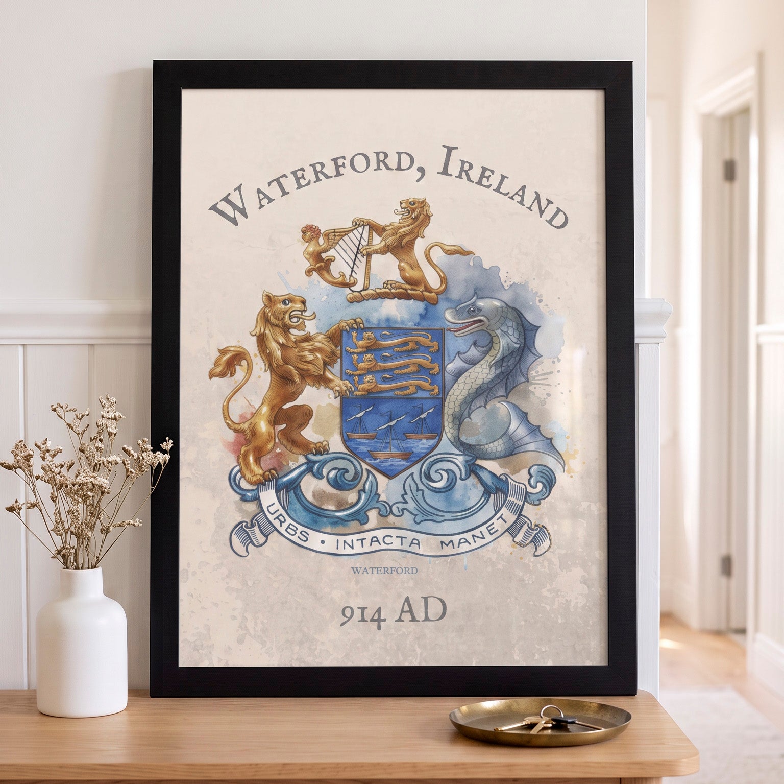 Waterford Ireland Crest Print