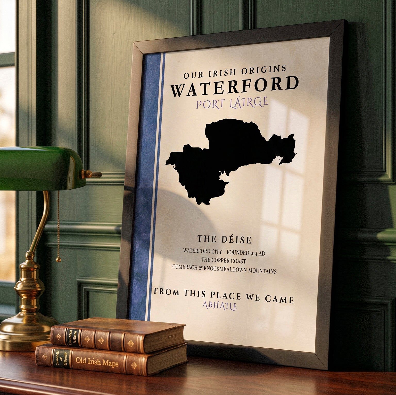 Waterford County Colors Print  (The Déise)